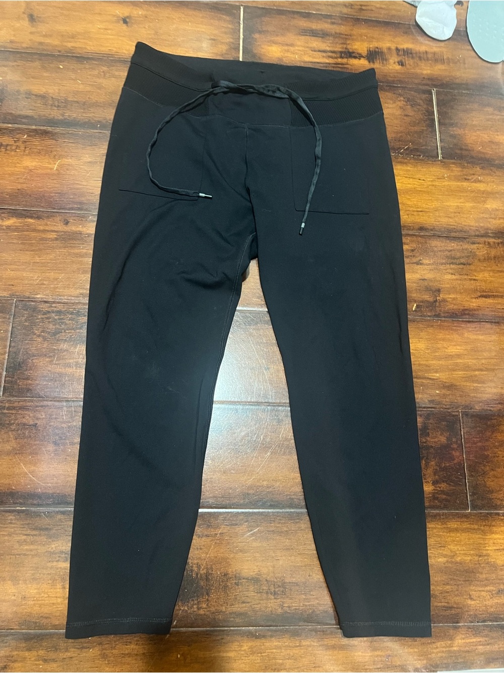 Travis Mathew Black Athletic Jogger Pants with Drawstring